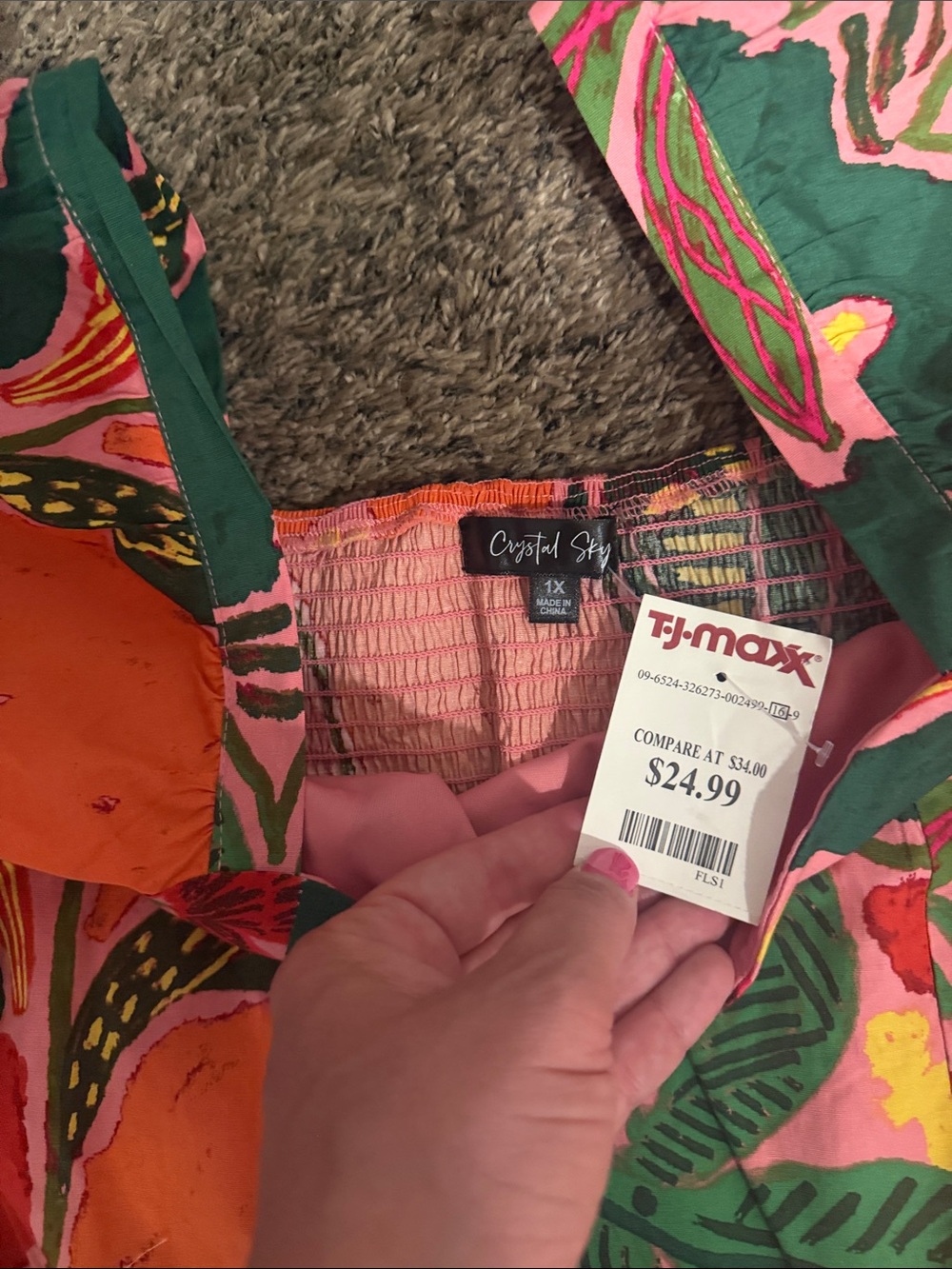 Bundle of dresses- left Capital Sky brand 1x new with tags, right Mud Pie size L - Picture 2 of 3